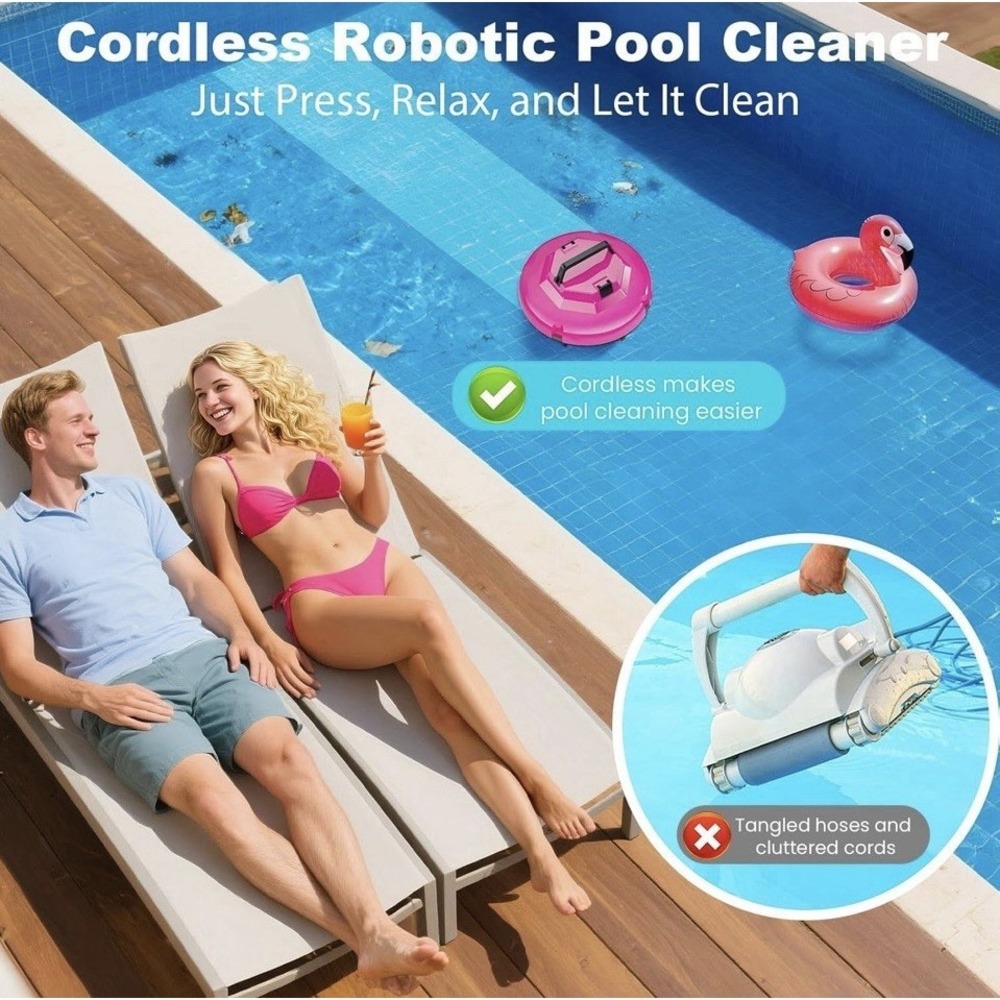 Cordless Robotic Pool Cleaner - Picture 5 of 10